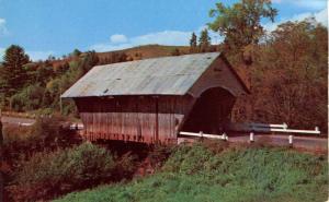 VT - Lyndon.Old Schoolhouse Bridge across Passumpsic River