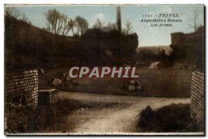 Treves Old Postcard Roman Amphitheater The arenas