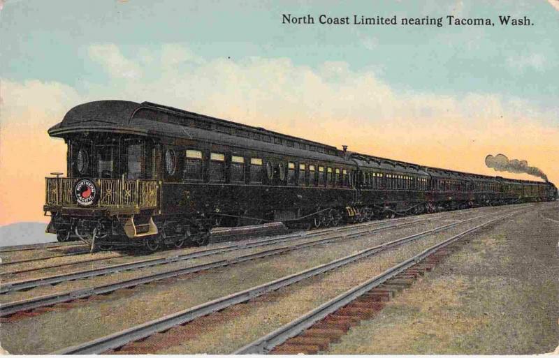 North Coast Limited Chicago, Milwaukee & St. Paul Railway Vintage Postcard