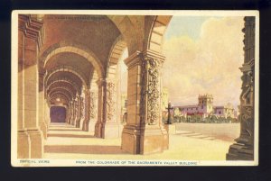 Sacramento, California/CA Postcard, Colonnade, Sacramento Valley Building