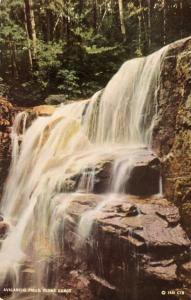 Avalanche Falls, Franconia Notch - White Mountains, New Hampshire pm 1940