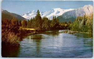 Postcard - Mendenhall River, Juneau, Alaska, USA