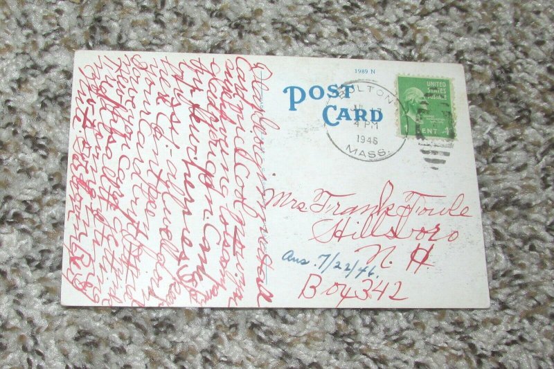 American Legion's Captured Gun Dekalb IL Illinois Postcard (M19)