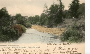 Postcard Antique View of Lanesville Creek in Catskill Mountains, NY.   L6