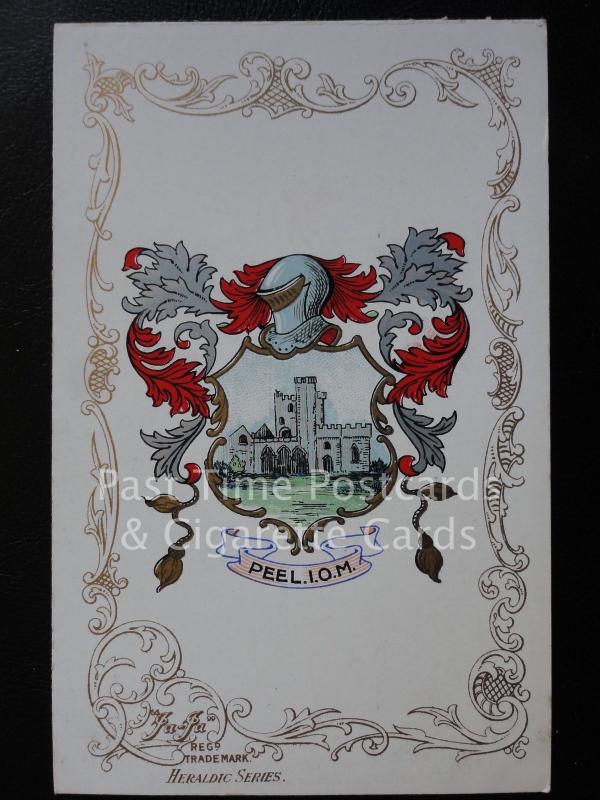 c1906 - PEEL - I.O.M. - Heraldic Coat of Arms