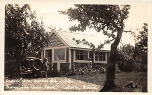 J2/ Calais Maine RPPC Postcard c1910 Sunnyside Auto Park Cottage 224