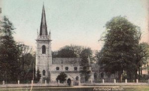 Perlethorpe Church Nottingham Notts Village Antique 1908 Postcard