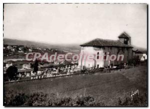 Postcard Modern Bidart The Church And Vue Generale Sur La Cote Basque