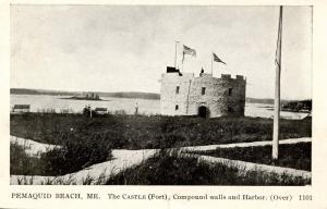 ME - Pemaquid Beach. Castle (Fort) 