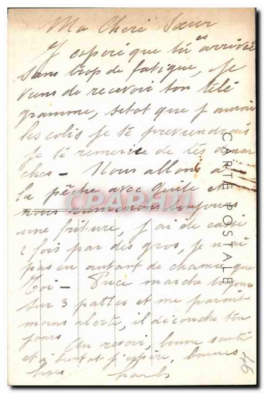 Old Postcard Pinsac Bridge and the Rocks