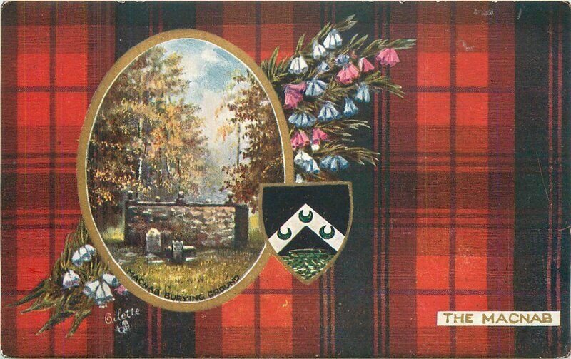 UK Scotland C-1910 Tuck Macnab Crest #9458 Postcard 22-5664