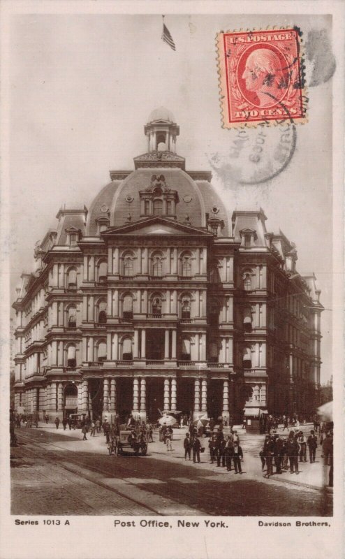 USA New York City Post Office RPPC 07.08