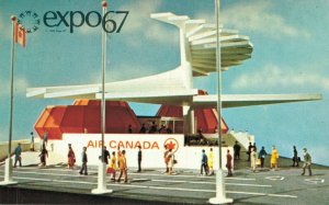 Canada Montreal Canada Expo 67 Air Canada Pavilion Vintage Postcard 07.94