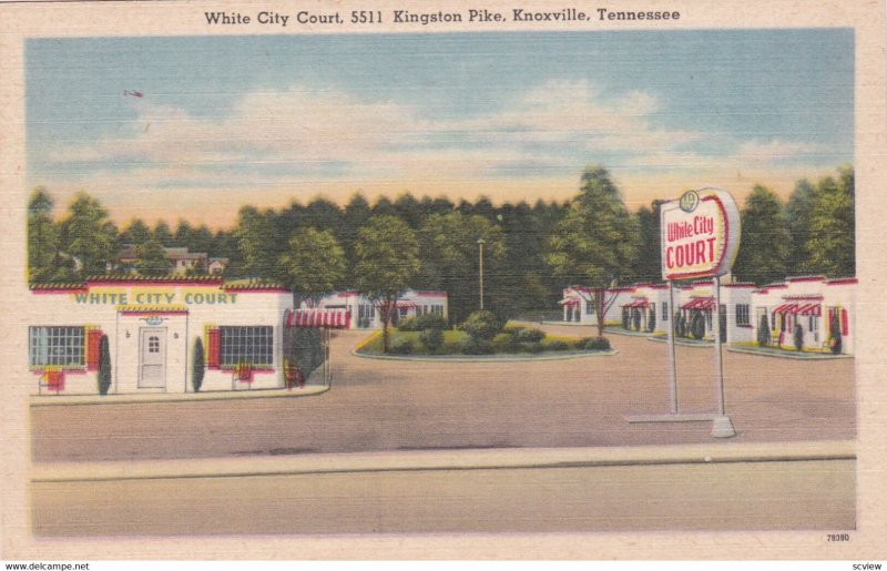 KNOXVILLE , Tennessee , 1930-40s ; WHITE CITY COURT