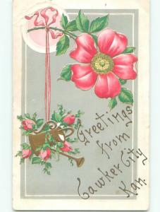 Divided-Back BEAUTIFUL FLOWERS SCENE Great Postcard AA3477