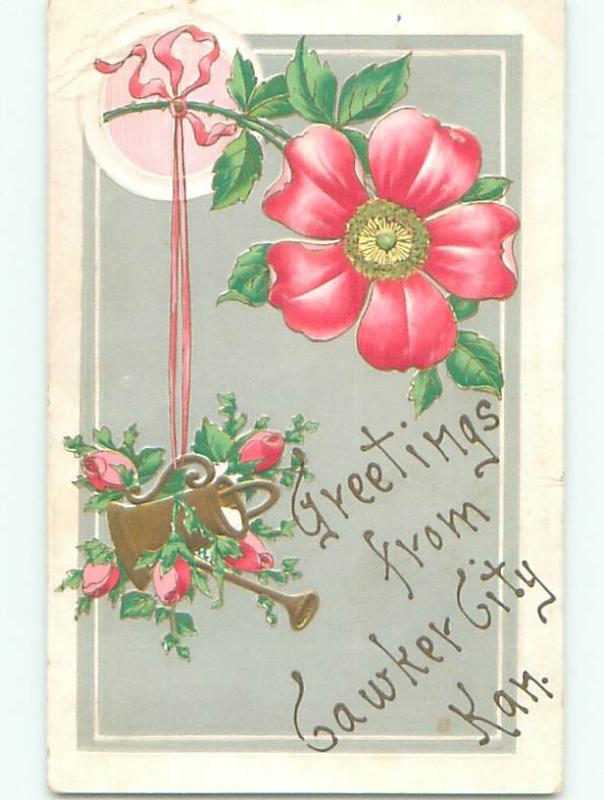 Divided-Back BEAUTIFUL FLOWERS SCENE Great Postcard AA3477