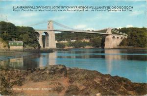 LLANFAIRPWLLGWYNGYLLGOGERYCHWYRNDROBWLLLLANTYSILIOGOGOGOCH Wales Menai bridge