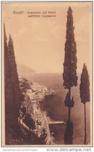 Italy Amalfi Panorama Dal Bosco Dell Hotel Cappucini