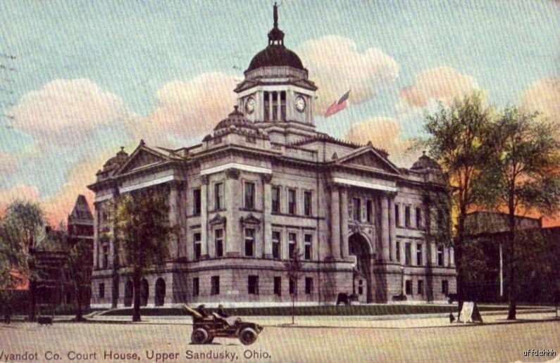 WYANDOT COURT HOUSE UPPER SANDUSKY, OH 1909