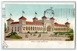1905 Industrial and Liberal Art Palace Lewis & Clark Expo Portland OR Postcard
