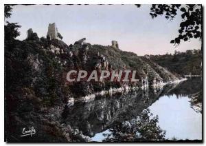 Modern Postcard Picturesque Creuse Crozant Ruins of Castle XII century feudal...