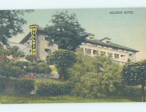 Unused Linen HOTEL SCENE Madison Indiana IN B1254