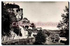 Postcard Old Beynac Village