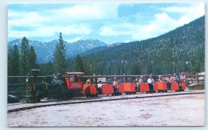 LAKE TAHOE, Incline Village NV ~Miniature Train BONANZA PONDEROSA RANCH Postcard