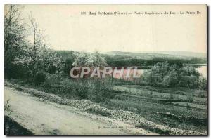 Old Postcard The Party Settons Superior Du Lac La Petite ile