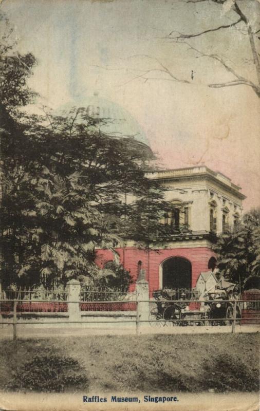 singapore, Raffles Museum (1910s) Postcard