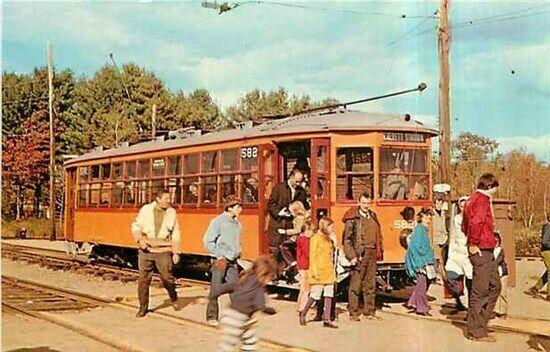 ME, Kennebunkport, Maine, Seashore Trolley Museum, Dexter Press 99388-C