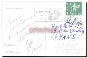 Modern Postcard Locarno Lungolago