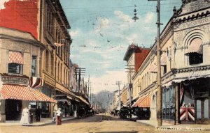 Honolulu Hawaii Street Scene Business District Vintage Postcard AA694