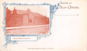 New Orleans Louisiana Howard Memorial Library Private Mail Postcard AA84264