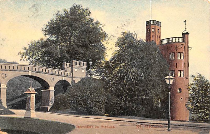 Belvedere en Viaduct Germany 1906 Missing Stamp 