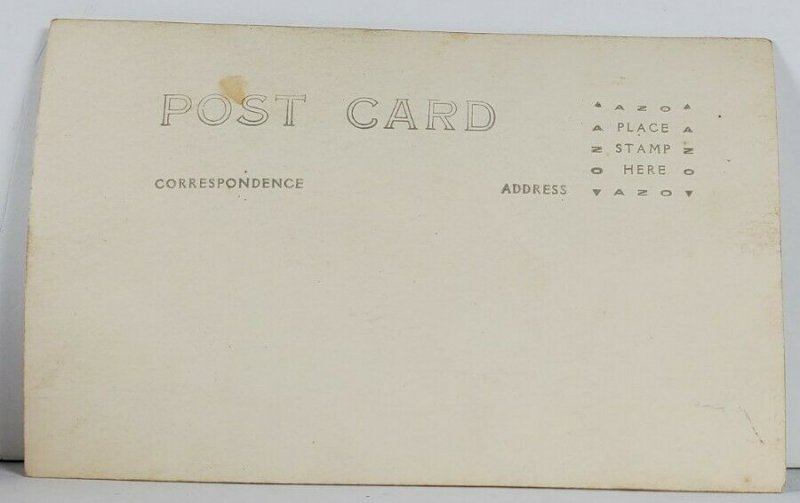 Rppc c1920 Trio Woman & Two Gents One in the Style Peaky Blinders Postcard Q13