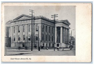 1912 Court House Exterior Building Louisville Kentucky Vintage Antique Postcard