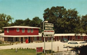 Vintage Postcard Sherwood Motel Air Conditioned De Luxe New Orleans Louisiana LA