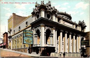 Postcard Willis Wood Theater in Kansas City, Missouri~4273