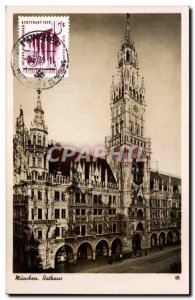 Old Postcard Munchen Rathaus