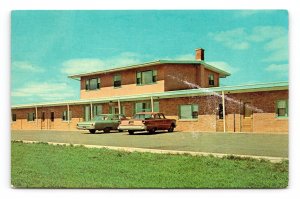 Motel Rambler Brandon Manitoba Canada UNP Chrome Postcard H16