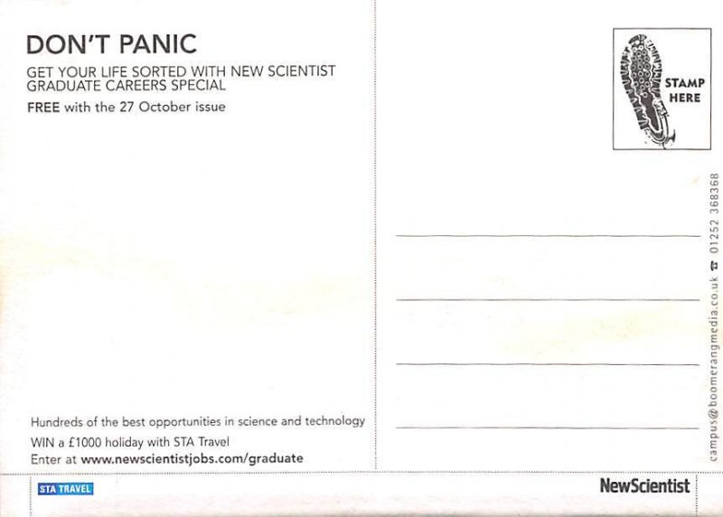 Do Not Panic, New Scientist Jobs  