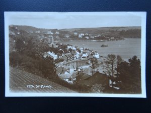 Cornwall ST. MAWES Village & Harbour View c1920's RP Postcard by A.H. Hawke