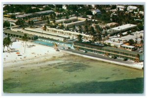 c1950's Aerial View Sun N Surf Motel & Restaurant Key West Florida FL Postcard