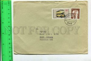 425179 GERMANY 1975 year Hanauam Main Coburg real posted COVER