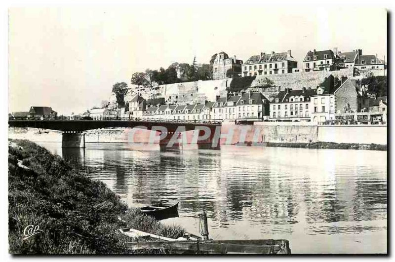 Modern Postcard Pontoise Seine and Oise the bridge and the new Villa