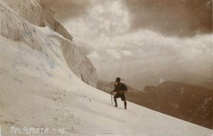 Mountaineering Austria 1906 photo postcard