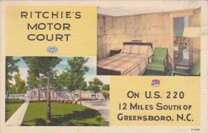 North Carolina Greensboro Ritchies Motor Court