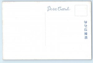 Kansai Japan Postcard Sunrise of Wedded Park Rock (Futamiura) Ise c1910