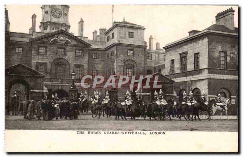 Great Britain London london Old Postcard The Horse Guards Whitehall